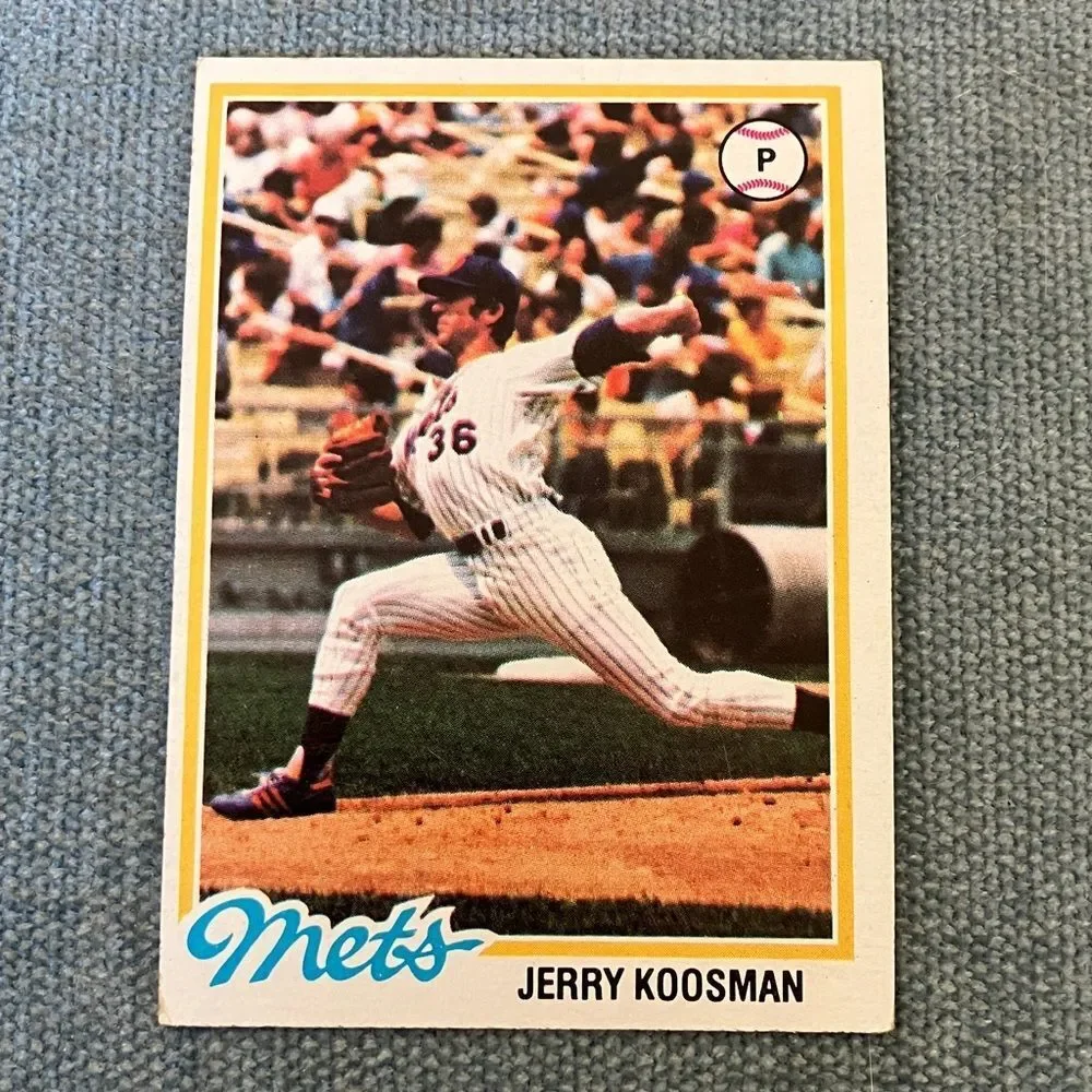 1978 Topps New York Mets Baseball Card Trading Card